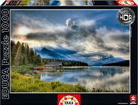1000 Lago Maligne. Canadá
