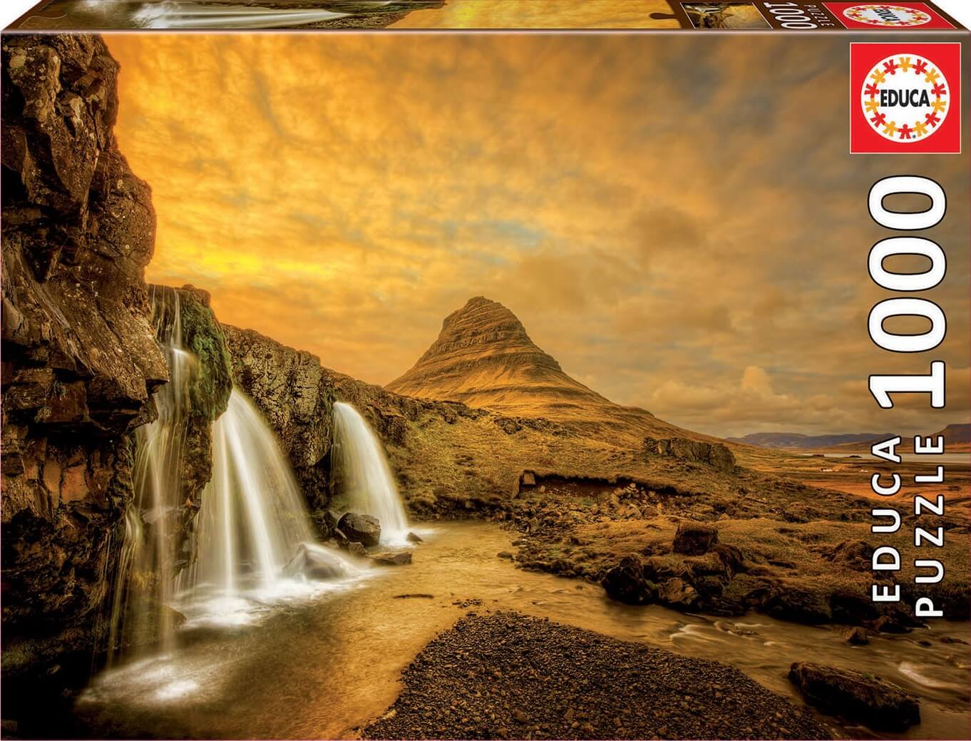 1000 Cascada Kirkjufellsfoss, Islandia