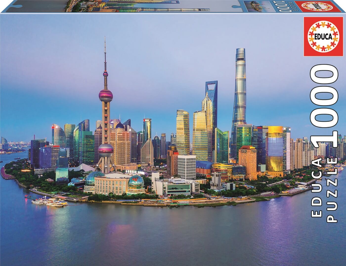 1000 Shangai al Atardecer ( Educa 19254 ) imagen b