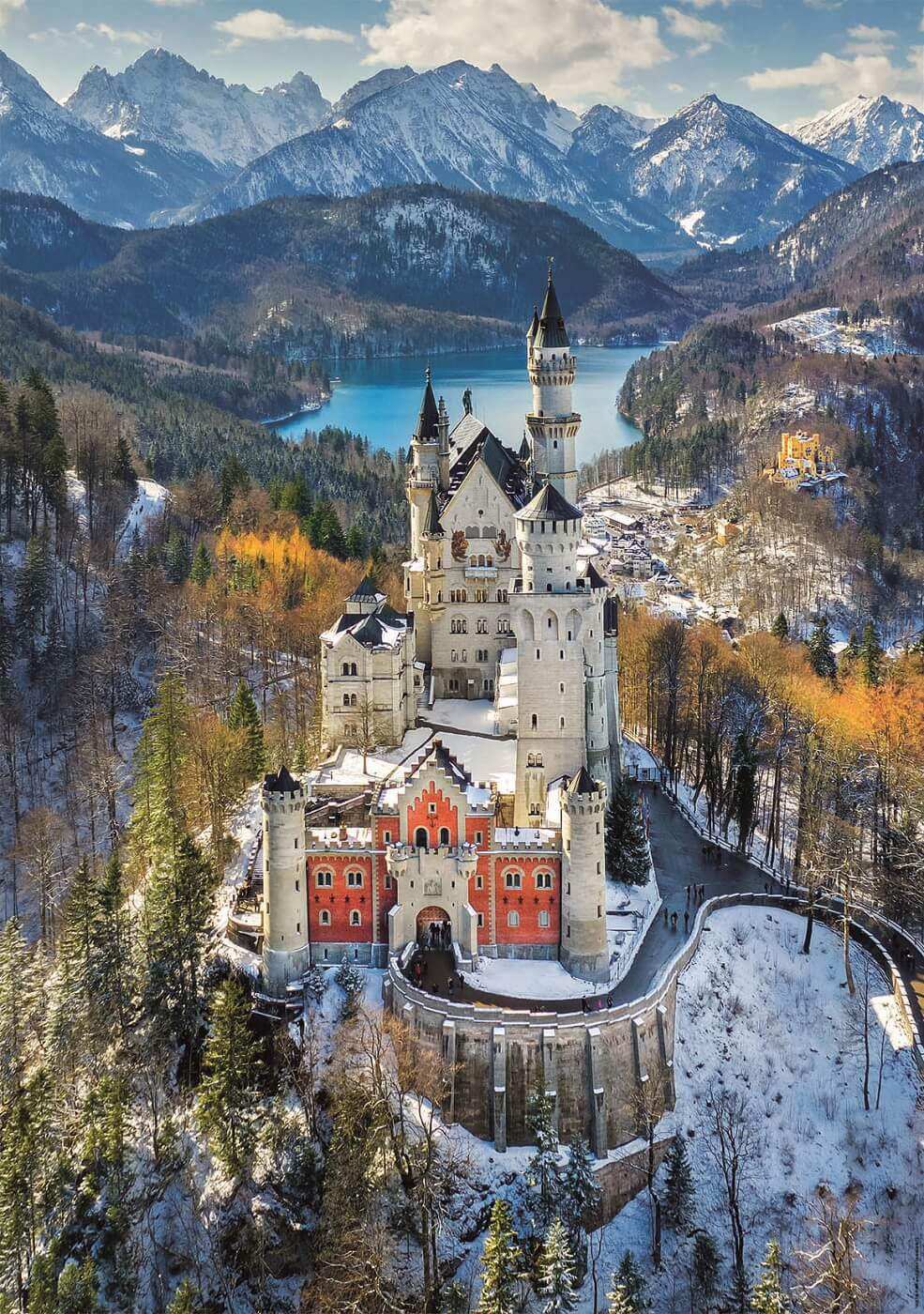 1000 Castillo de Neuschwanstein ( Educa 19261 ) imagen a