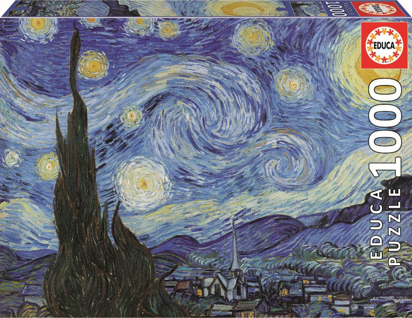1000 La Noche Estrellada, Vincent Van Gogh ( Educa 19263 ) imagen b