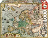 1000 Mapa de Europa
