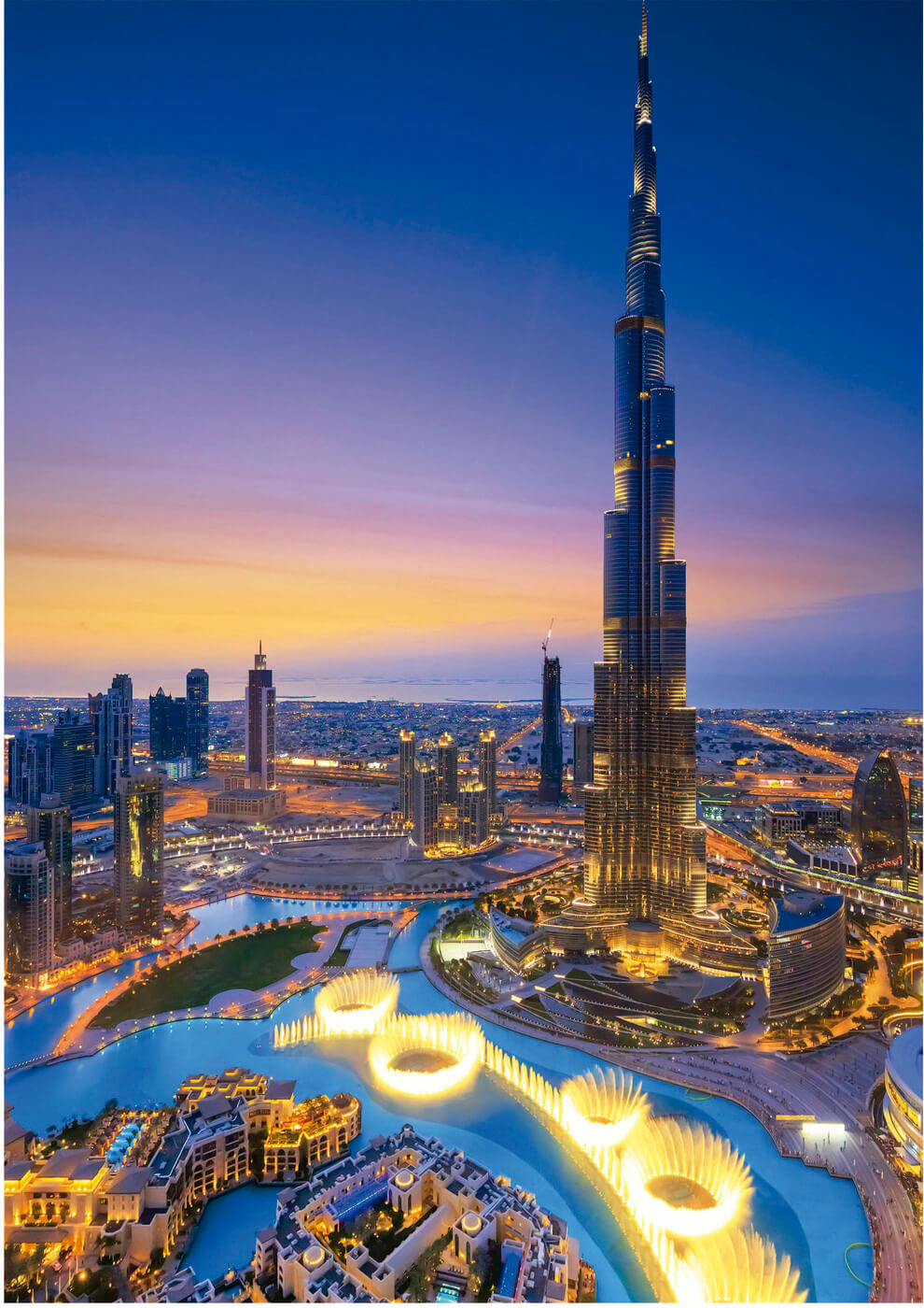1000 Burj Khalifa Emiratos Arabes Unidos ( Educa 19642 ) imagen a