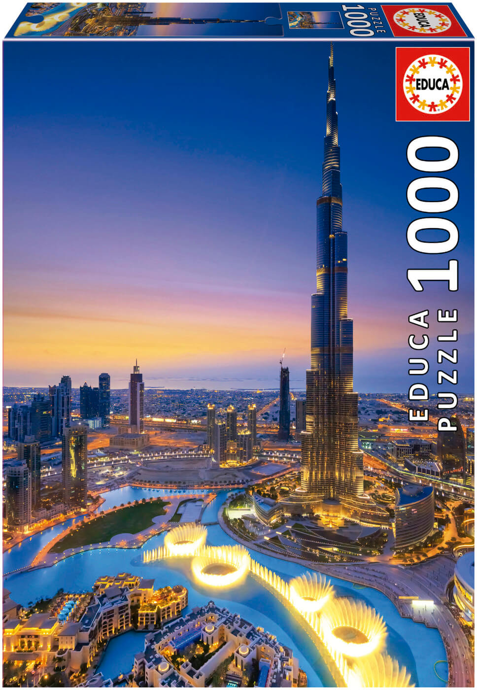 1000 Burj Khalifa Emiratos Arabes Unidos ( Educa 19642 ) imagen b