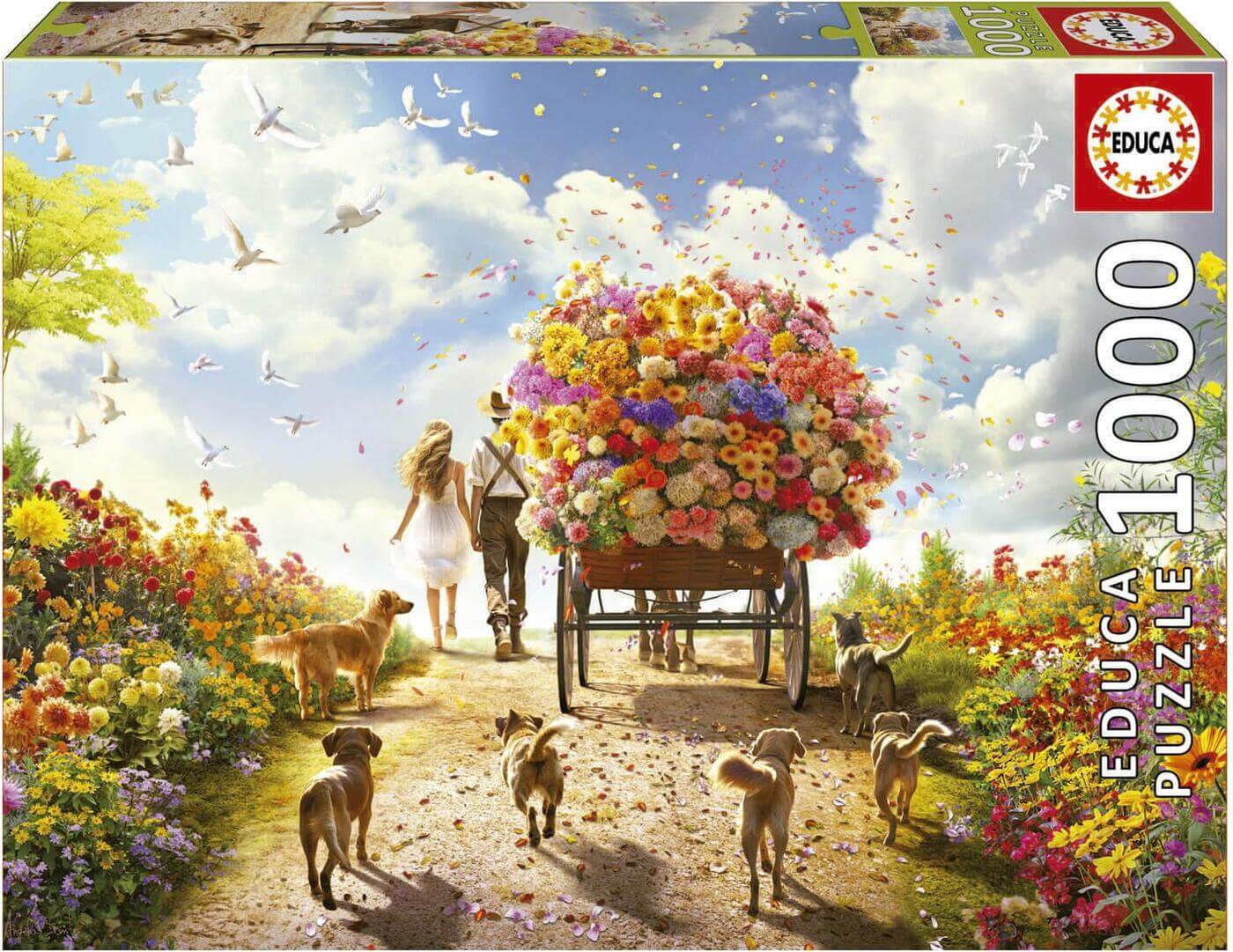 1000 Carro de Flores