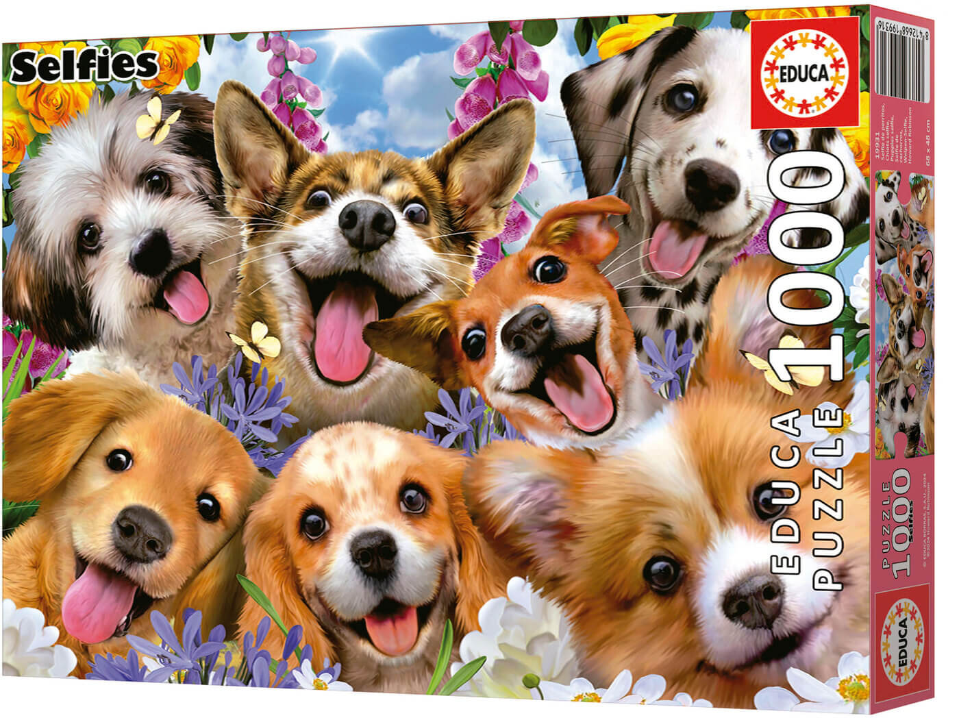 1000 Selfie de perritos ( Educa 19931 ) imagen a