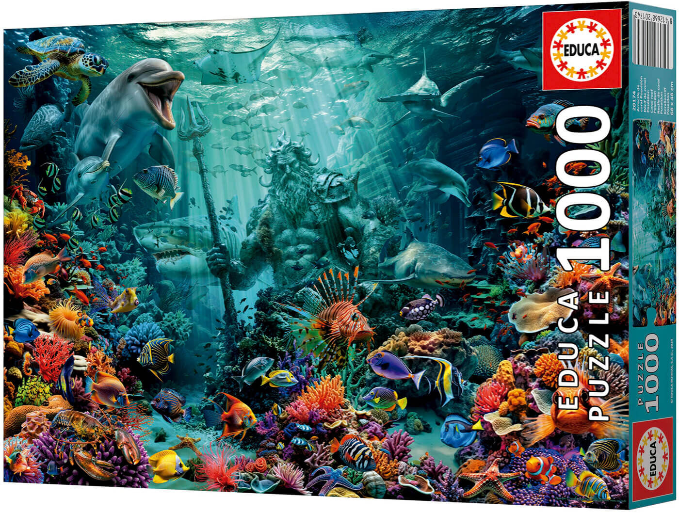1000 Arrecife de coral Poseidon ( Educa 20174 ) imagen b