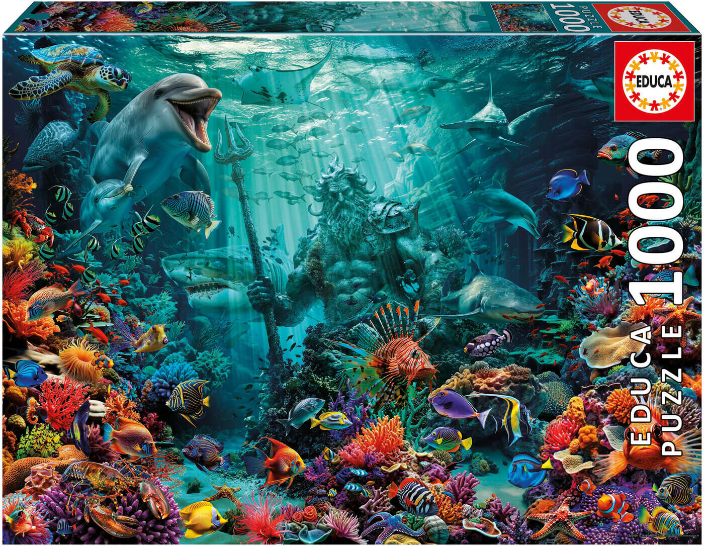1000 Arrecife de coral Poseidon ( Educa 20174 ) imagen c
