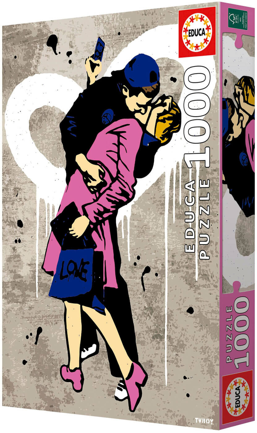 1000 El Beso TVBoy ( Educa 20180 ) imagen b