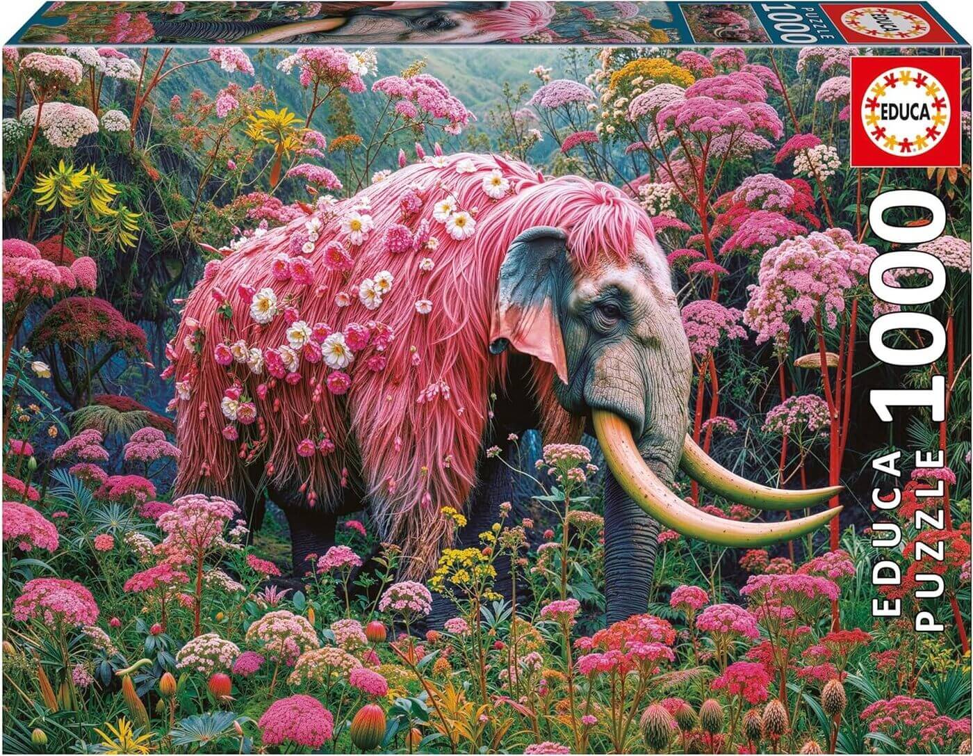 1000 Elefante Floral ( Educa 20229 ) imagen a