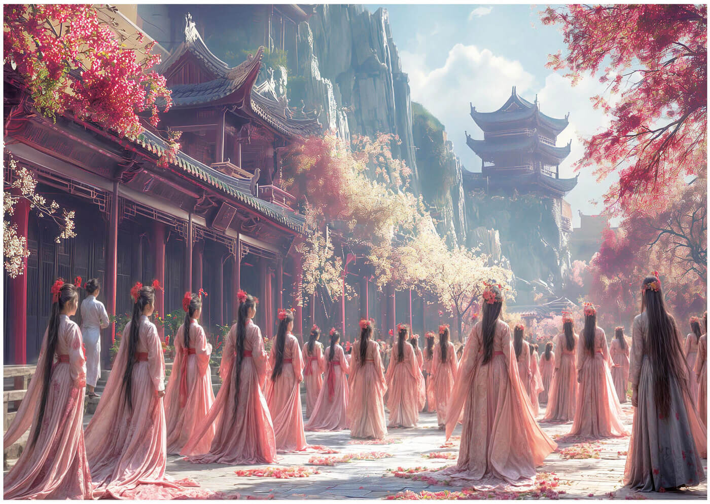 1000 Las Geishas ( Educa 20244 ) imagen a