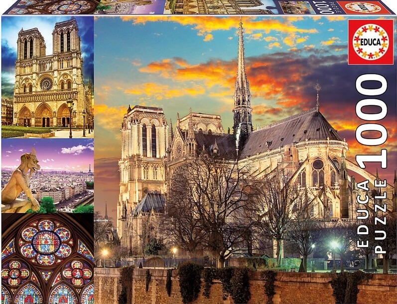 1000 Collage de Notre Dame ( Educa 18456 ) imagen b