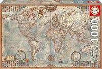 1000 Miniatura El Mundo Mapa Politico