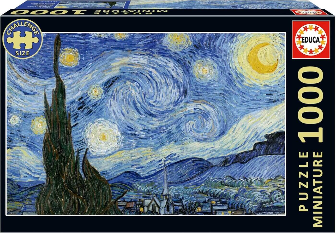 1000 Noche Estrellada Miniature ( Educa 20247 ) imagen d