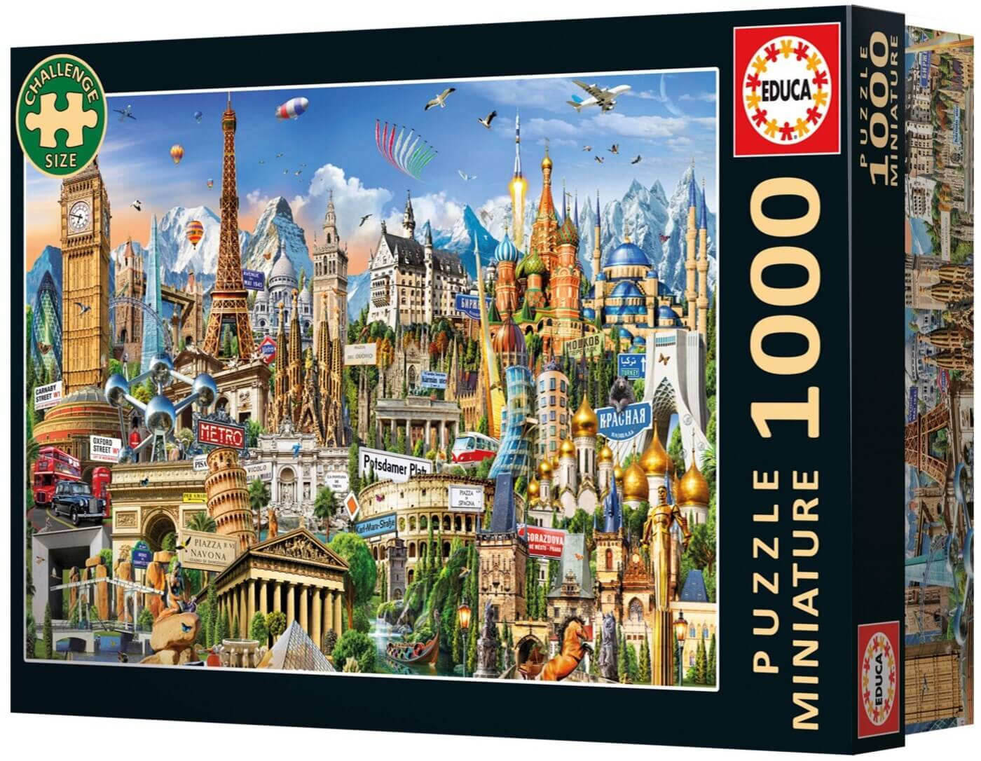 1000 Miniature Simbolos de Europa ( Educa 20248 ) imagen b