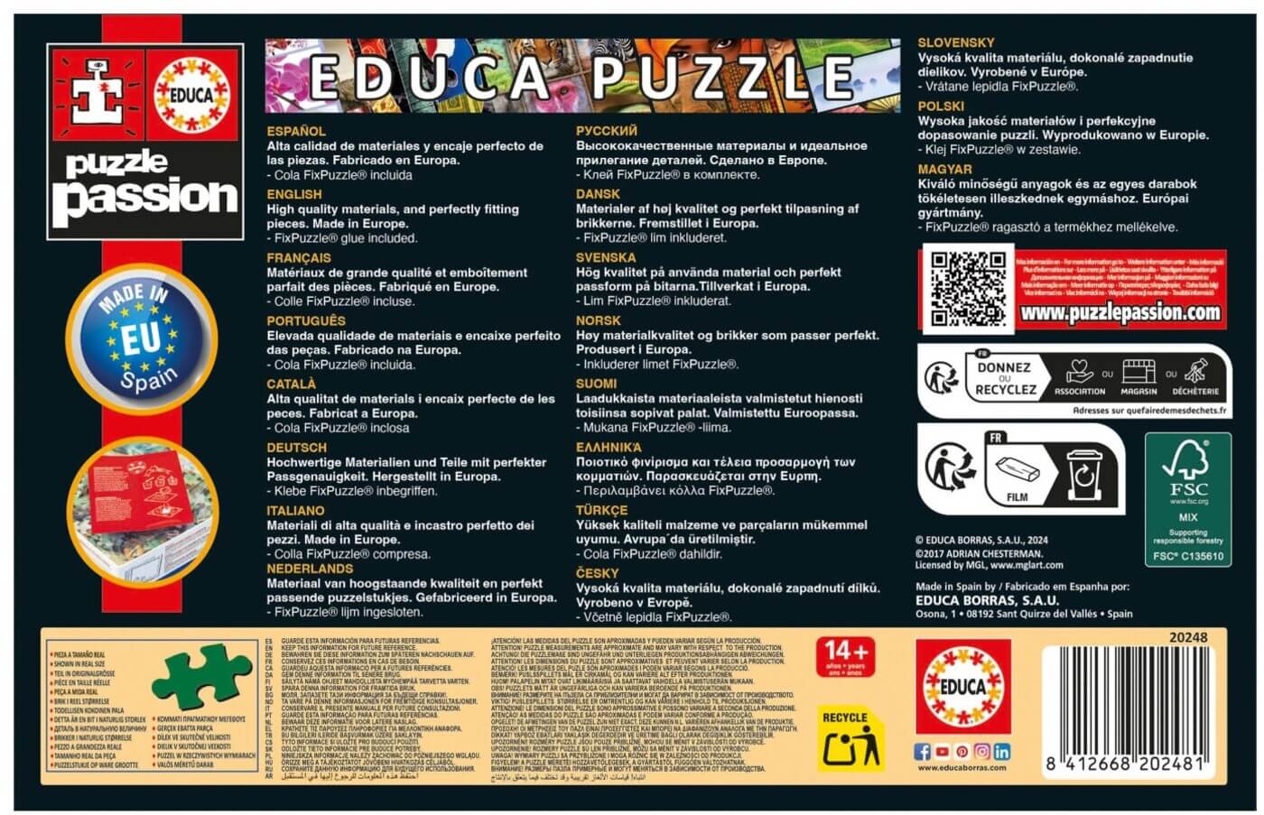 1000 Miniature Simbolos de Europa ( Educa 20248 ) imagen c