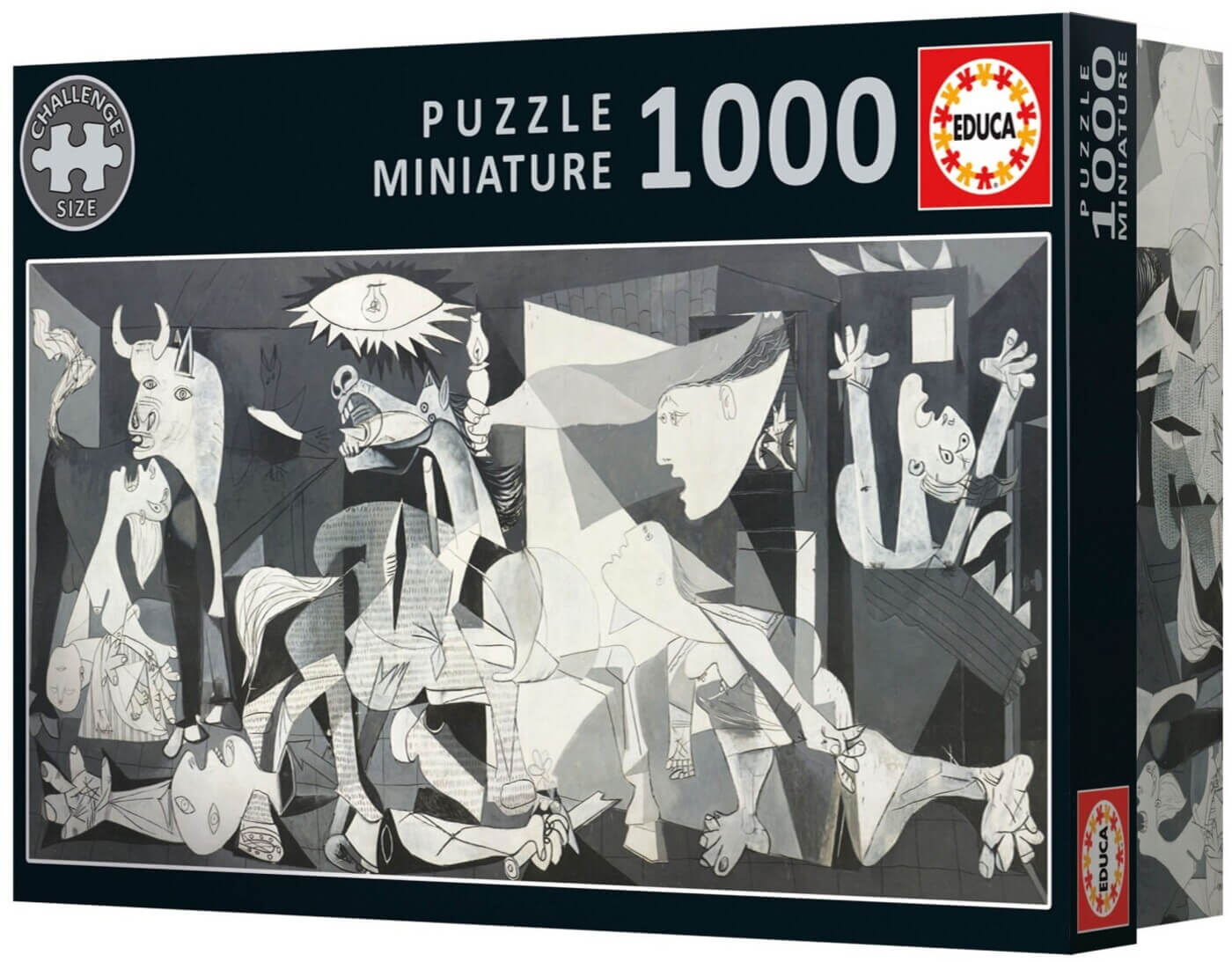 1000 Miniature Guernica de Pablo Piccaso ( Educa 20375 ) imagen b