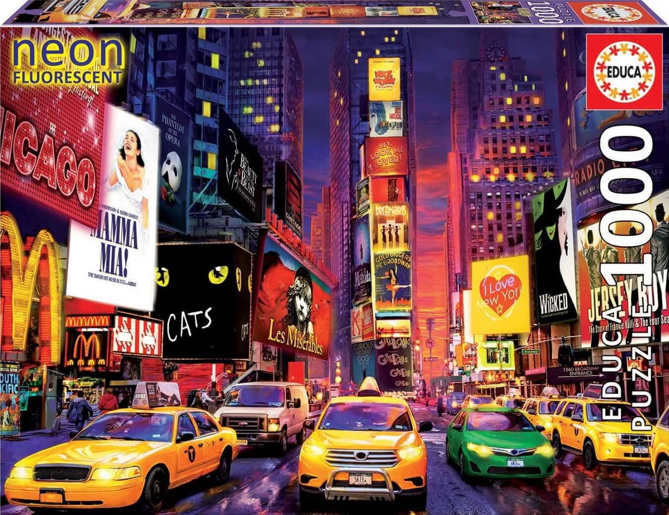 1000 Neon Times Square, Nueva York ( Educa 18499 ) imagen a