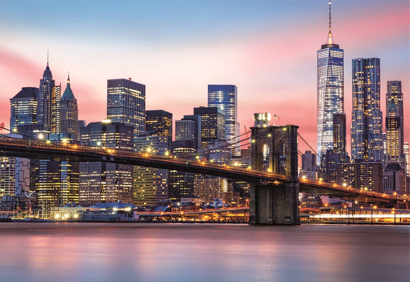 1000 Puente de Brooklyn Neon ( Educa 19269 ) imagen a