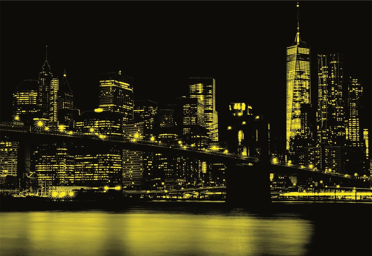 1000 Puente de Brooklyn Neon ( Educa 19269 ) imagen b
