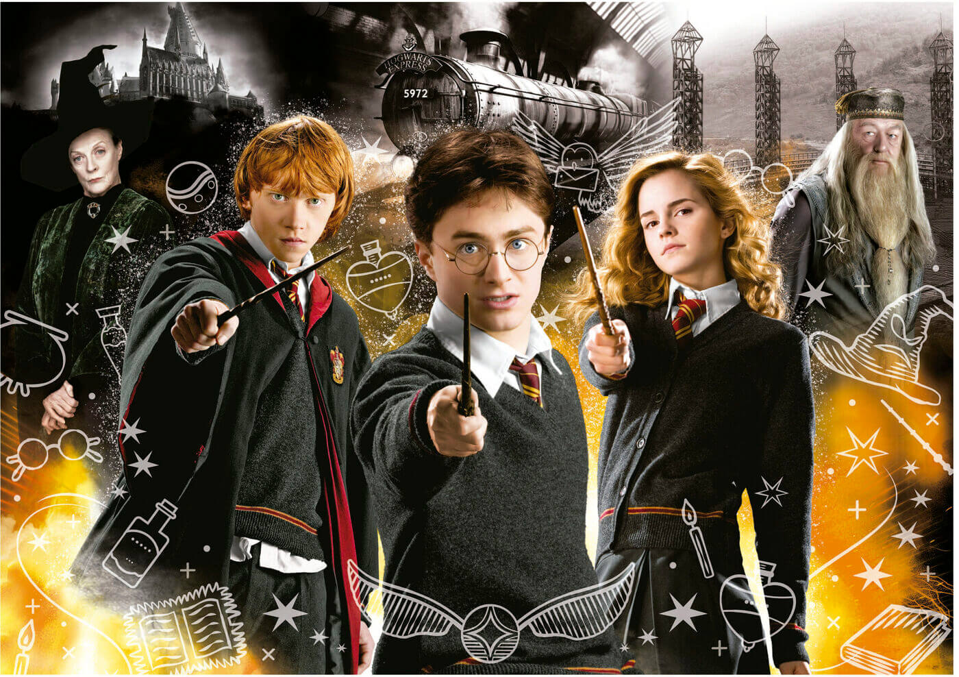 1000 Harry Potter y La Orden del Fenix Neon ( Educa 19488 ) imagen b