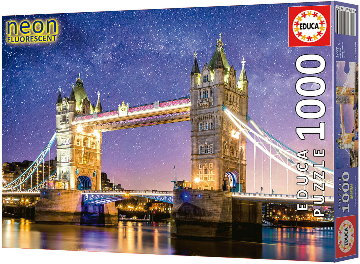 1000 Tower Bridge Londres Neon ( Educa 19930 ) imagen a