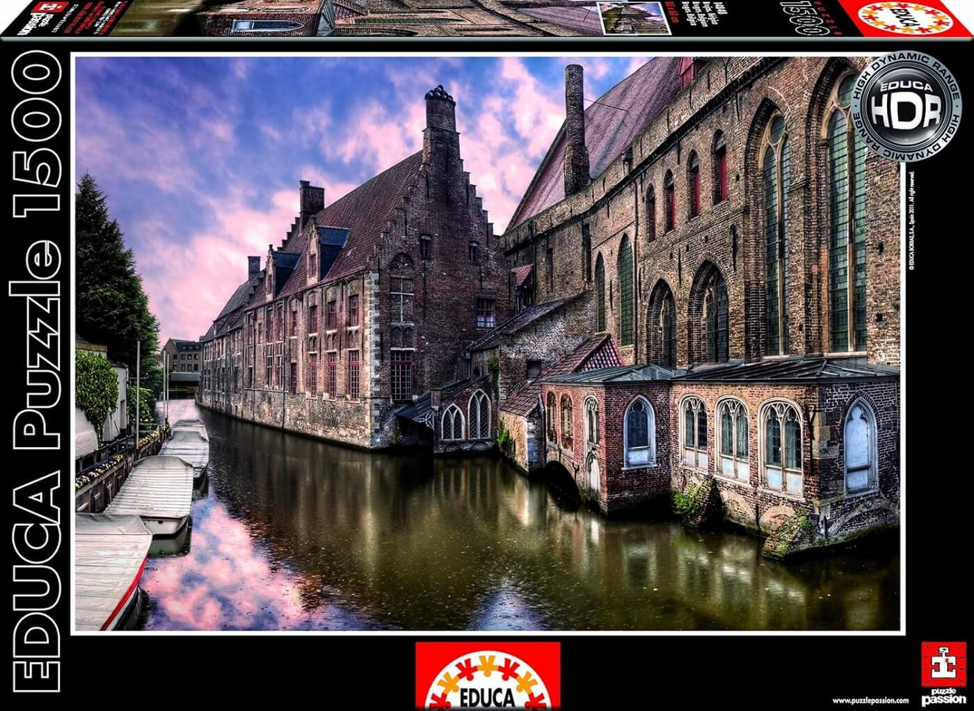 1500 Brujas, Bélgica (HDR) ( Educa 14848 ) imagen b