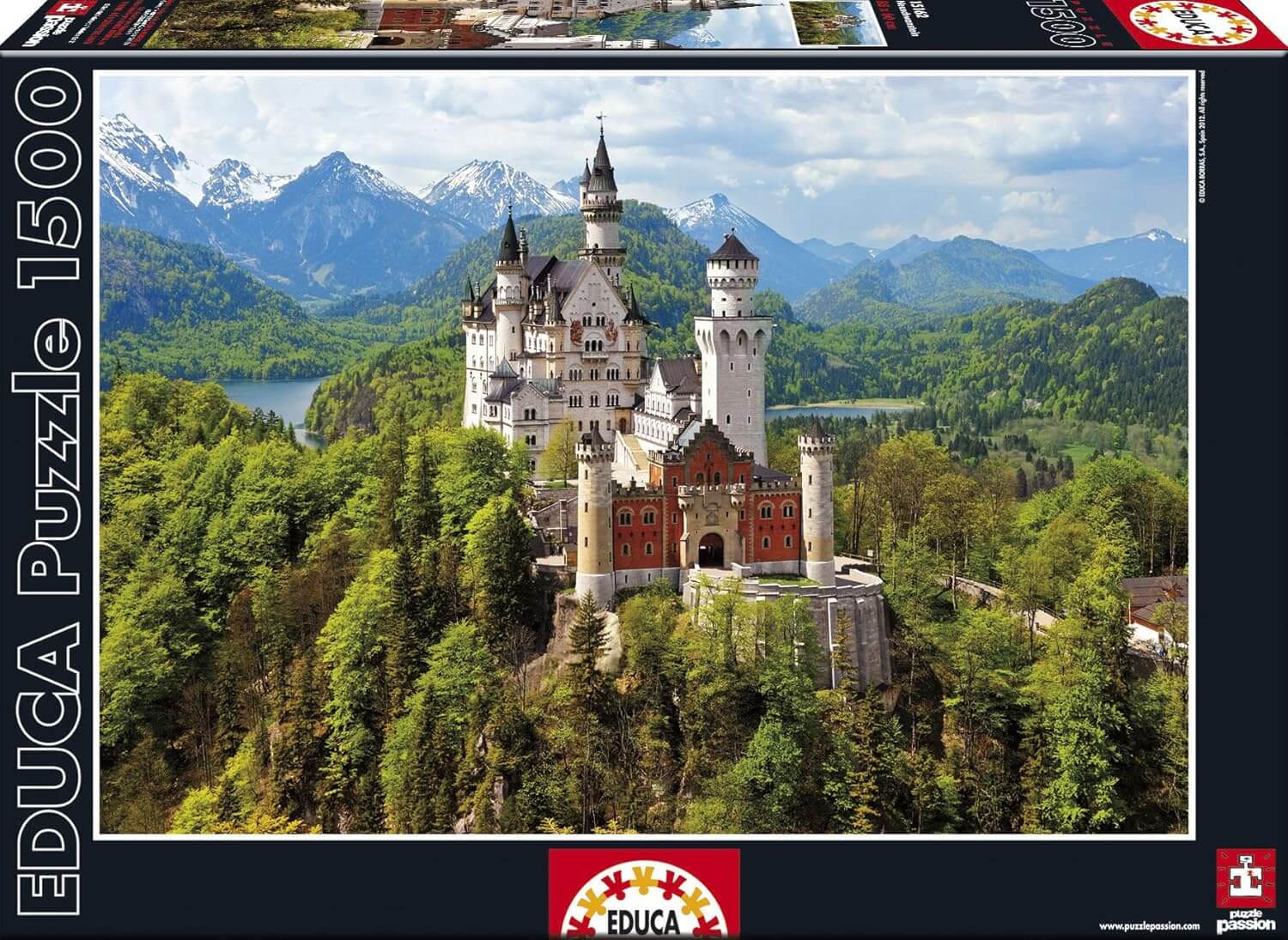 1500 Neuschwanstein ( Educa 15162 ) imagen b