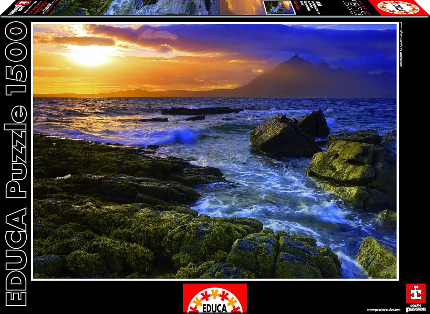 1500 Atardecer en las rocas ( Educa 15163 ) imagen b