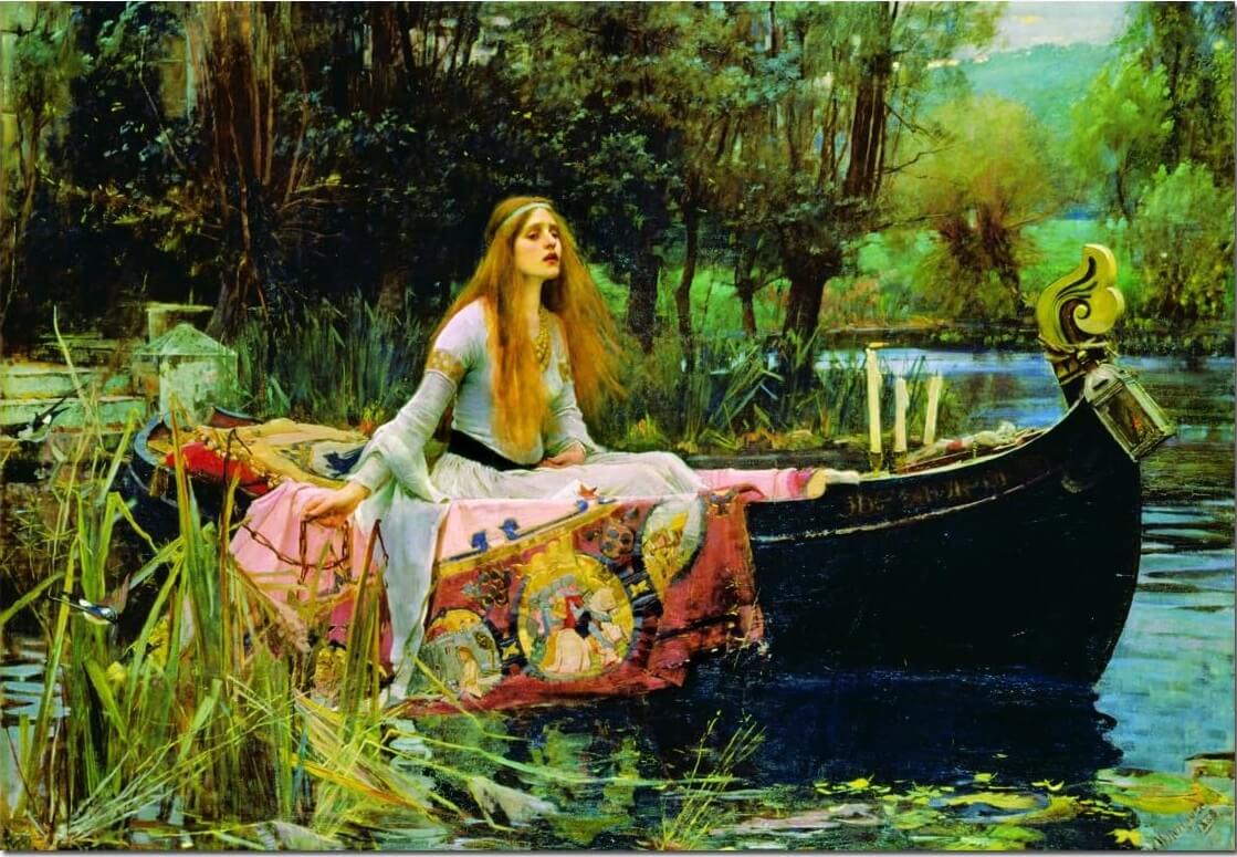 1500 The Lady of Shalott ( Educa 15164 ) imagen a