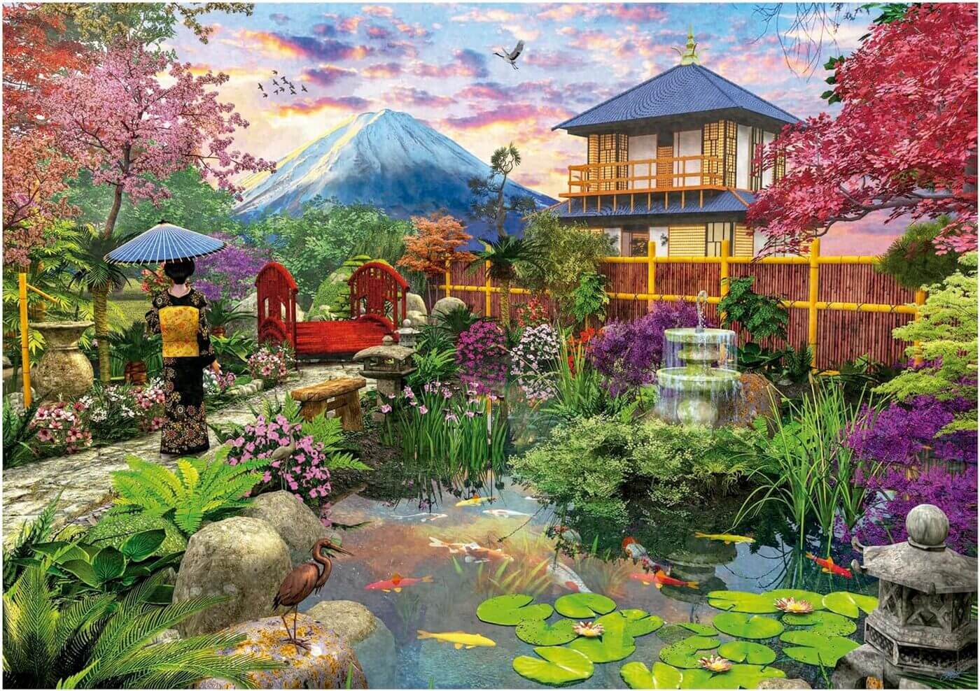 1500 Jardin Japones ( Educa 19937 ) imagen a