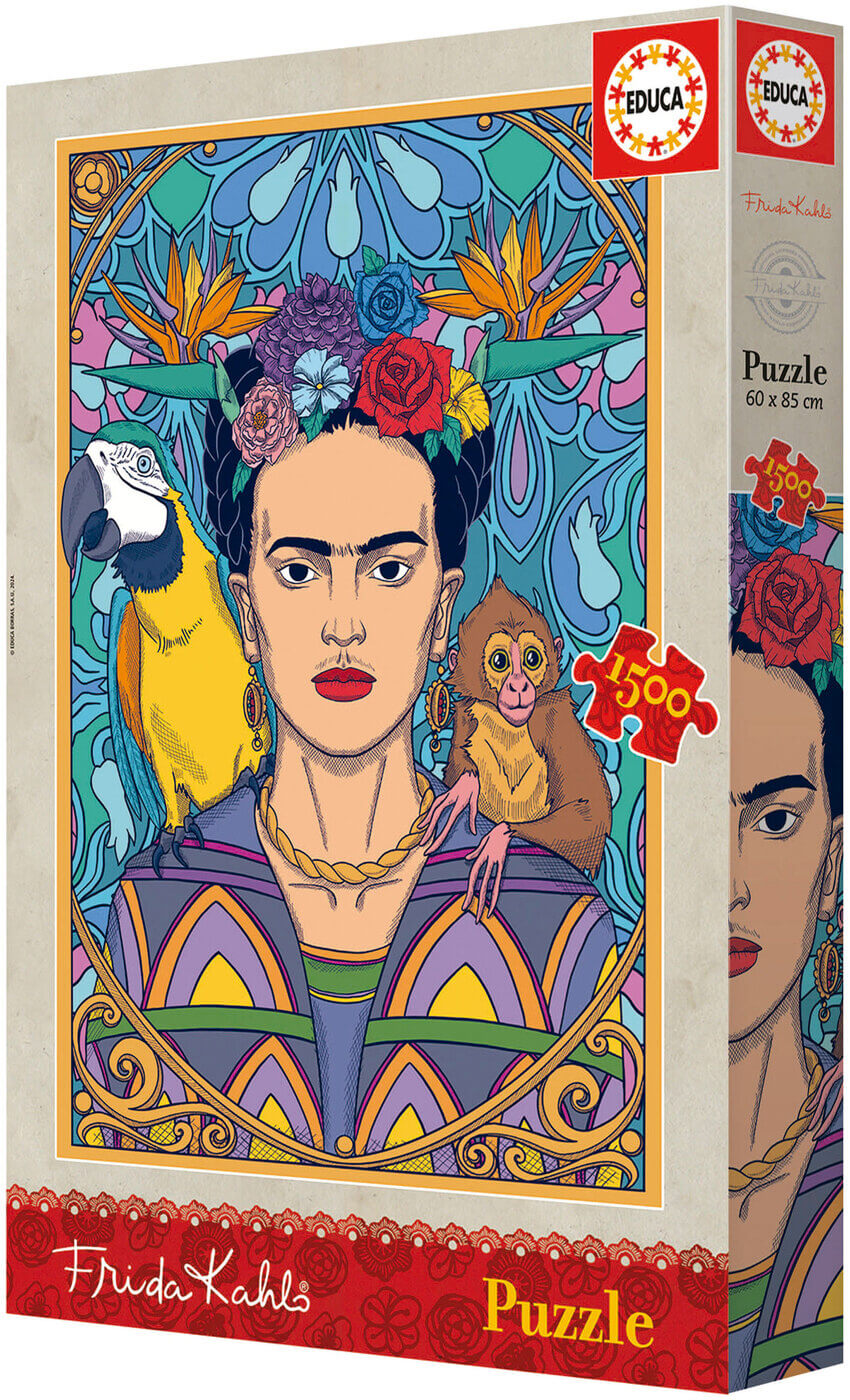 1500 Frida Kahlo ( Educa 19943 ) imagen a