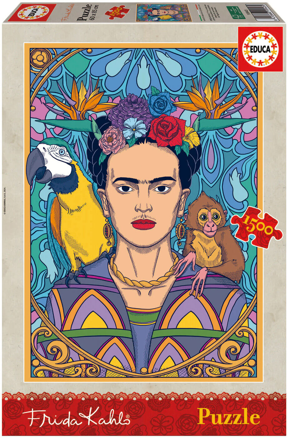 1500 Frida Kahlo ( Educa 19943 ) imagen c