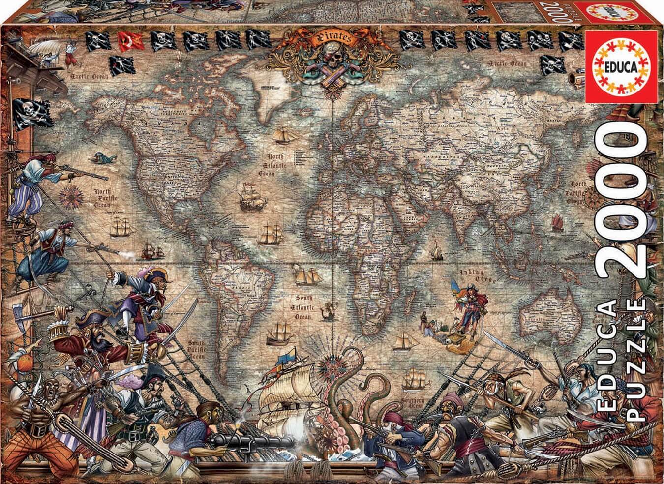 2000 Mapa de piratas