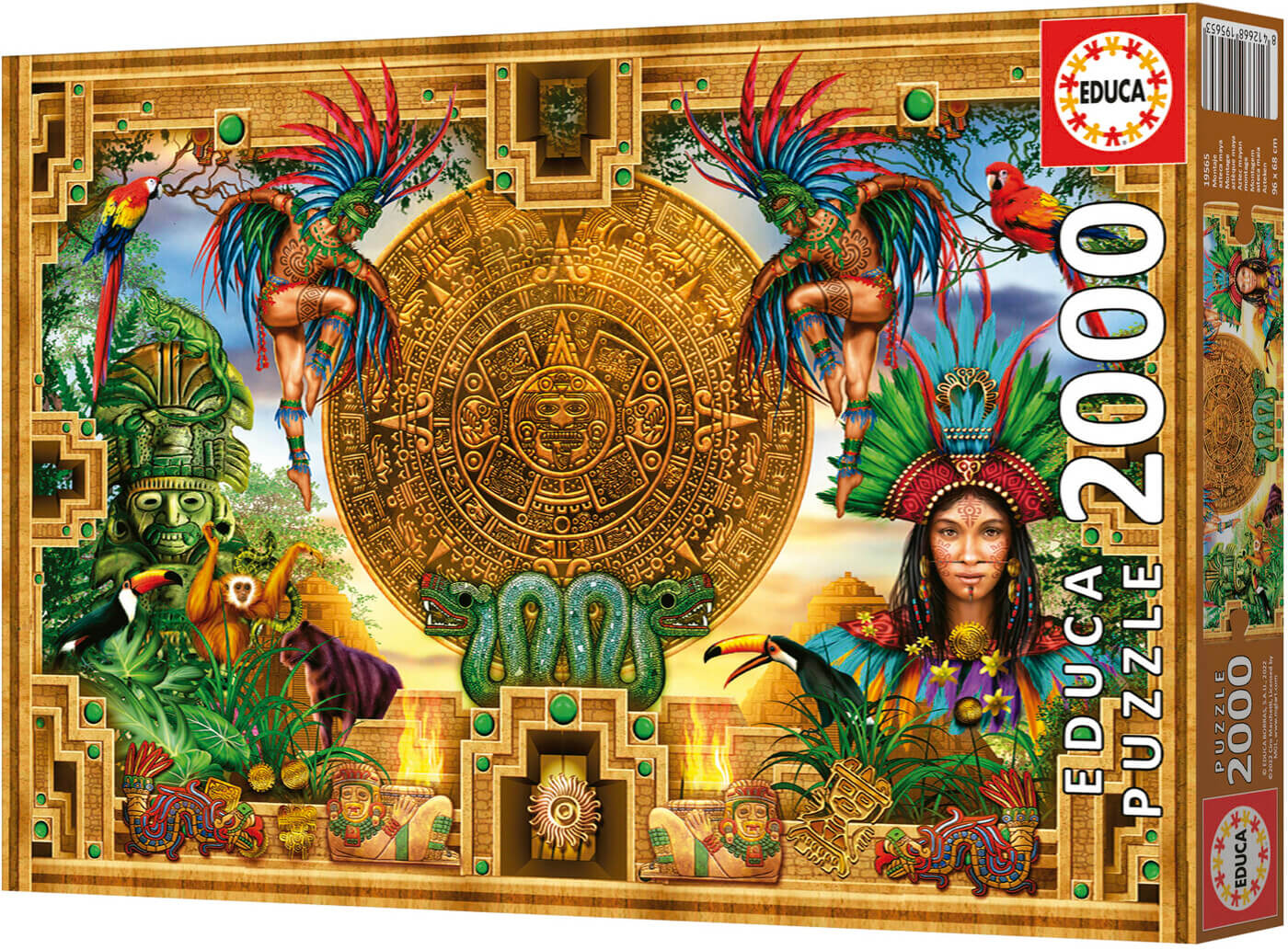 2000 Montaje Azteca Maya ( Educa 19565 ) imagen a