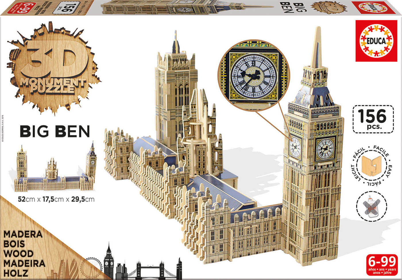 3D MONUMENT Parlamento y Big Ben ( Educa 16971 ) imagen b