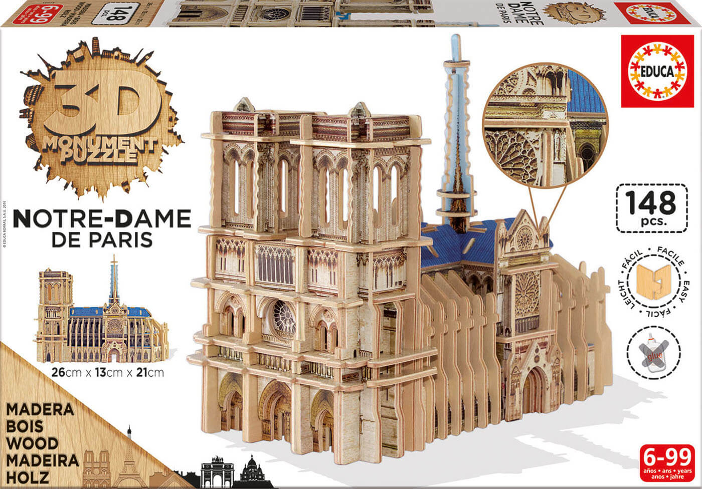 3D MONUMENT Notre Dame ( Educa 16974 ) imagen b
