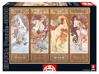 4000 Invierno, Primavera, Verano, Otoño, Alphonse Mucha