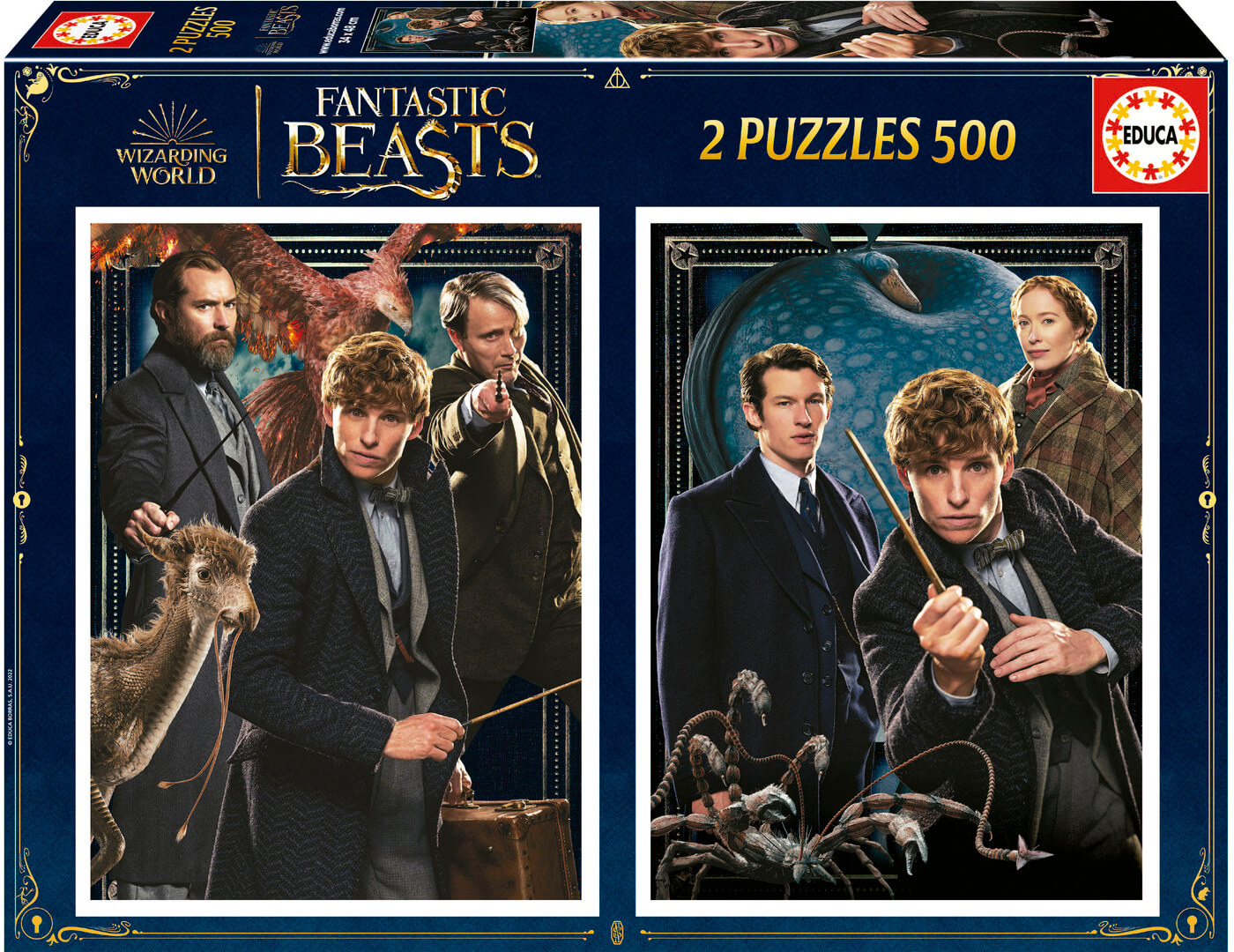 2×500 Fantastic Beasts ( Educa 19492 ) imagen d