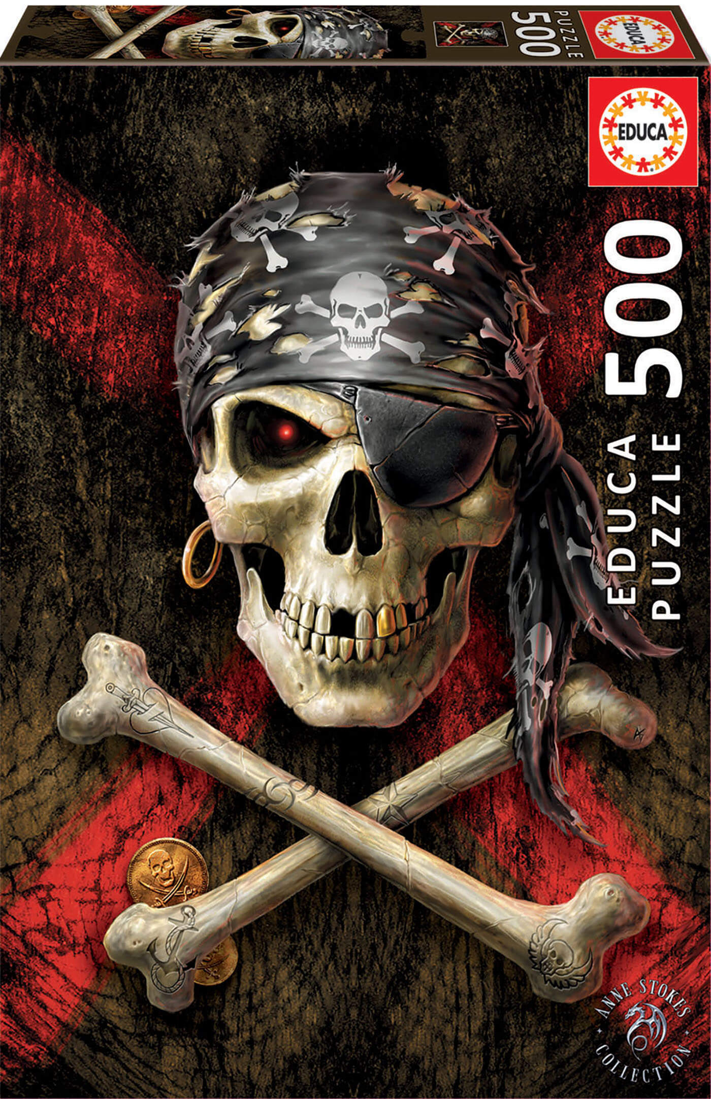 500 Calavera pirata