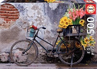 500 Bicicleta con flores