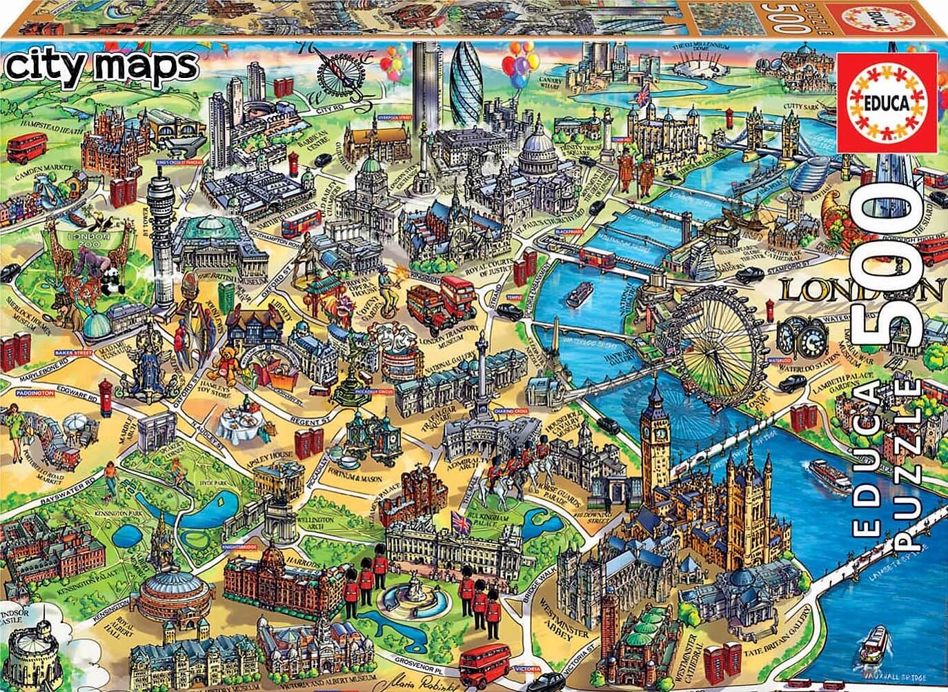 500 Londres City Maps