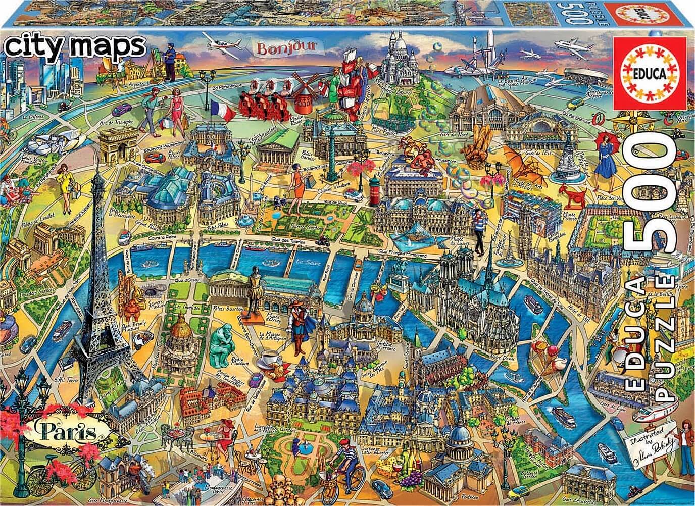 500 Paris City Maps