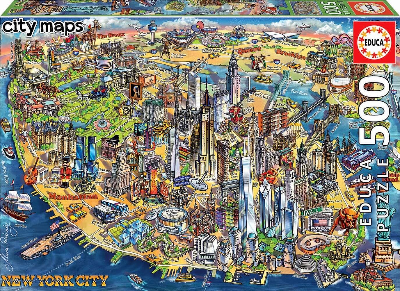 500 Nueva York City Maps