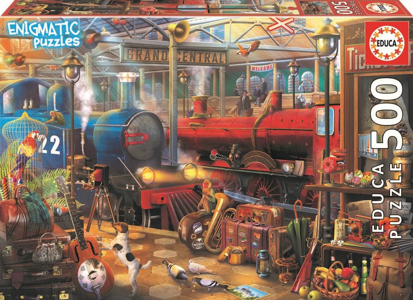 500 Estacion de Tren Enigmatic Puzzle