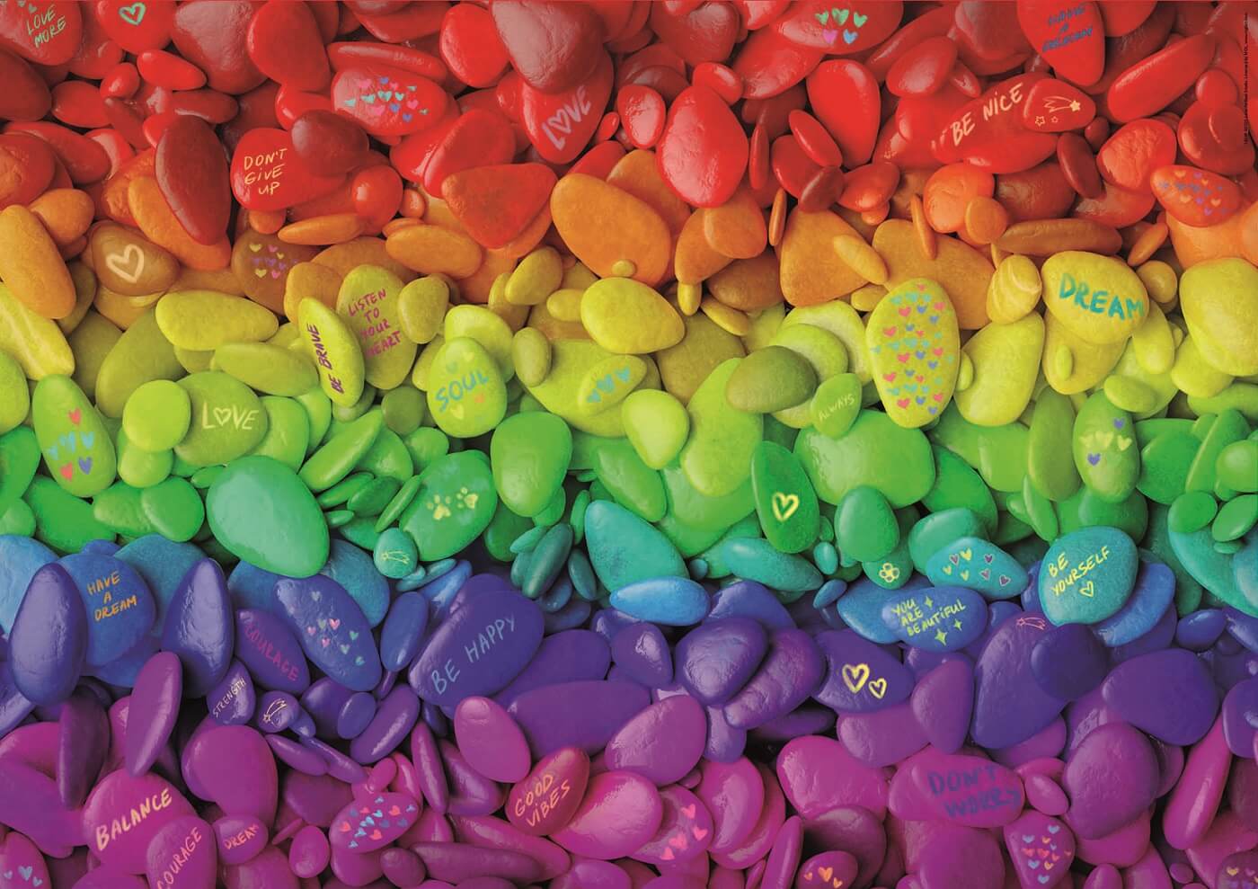 500 Piedras de Colores ( Educa 19248 ) imagen a