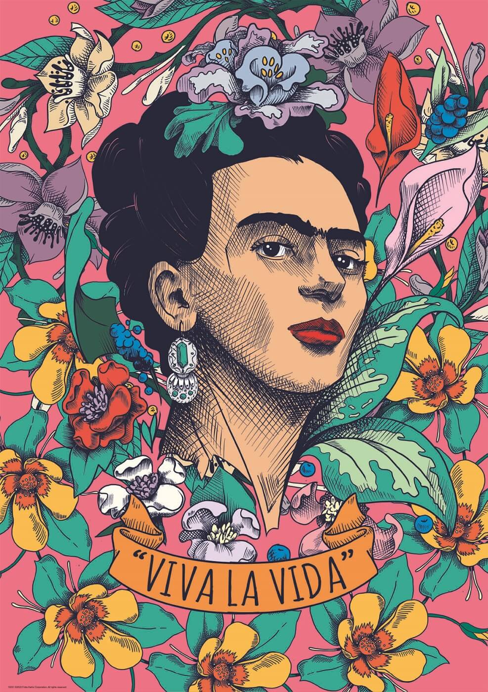 500 Viva la Vida Frida Kahlo ( Educa 19251 ) imagen a