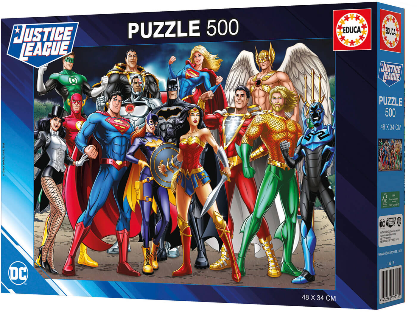 500 Justice League DC Comics ( Educa 19913 ) imagen a