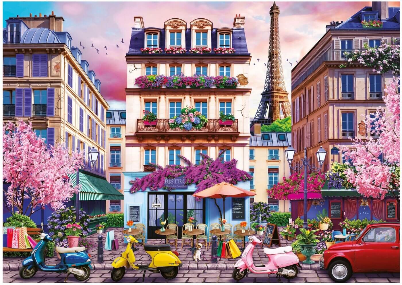 500 Distrito de Compras de Paris ( Educa 20548 ) imagen b