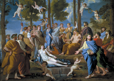8000 Le Parnasse, N. Poussin